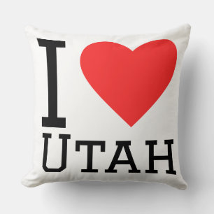 Almofada Eu amo Utah