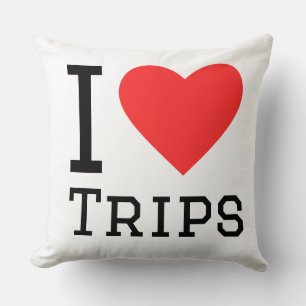 Almofada Eu amo viagem