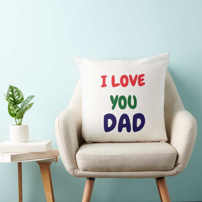 Almofada Eu Amo Você Papai Moderno  (Cadeira)