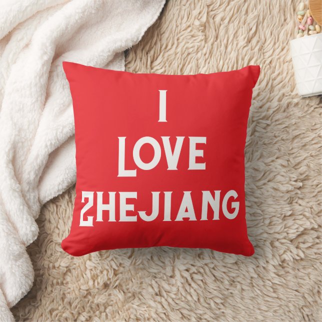 Almofada Eu Amo Zhejiang (Cobertor)