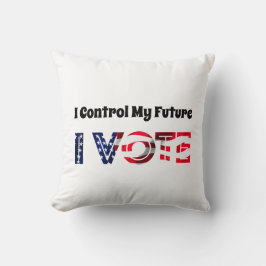 Almofada Eu Controle O Meu Futuro - Eu Voto