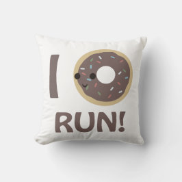 Almofada Eu corro rosquinha