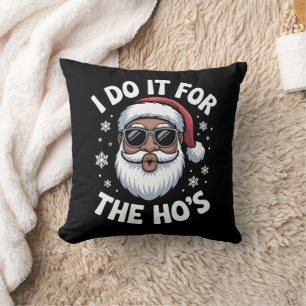 Almofada Eu faço isso para o Natal das Hos afro-americanas