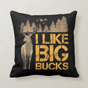 Almofada Eu Gosto De Grandes Bucks O Grande Antler Caçando