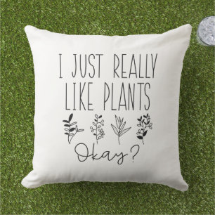 Almofada Eu Gosto Muito De Plantas.