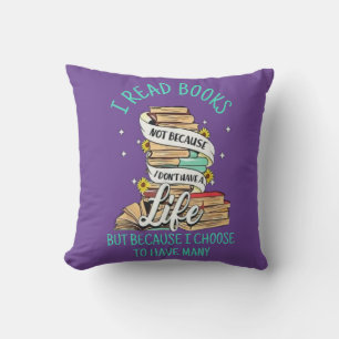 Almofada Eu leio livros