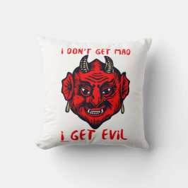 Almofada EU NÃO ME ENGANO, EU FICO MAU engraçada horror do