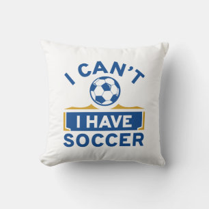 Almofada Eu não posso ter futebol