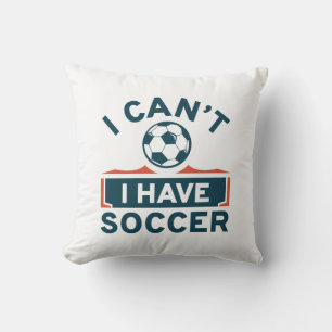 Almofada Eu não posso ter futebol