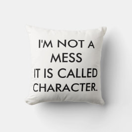 Almofada Eu não sou UMA CONFUSÃO! Travesseiro decorativo