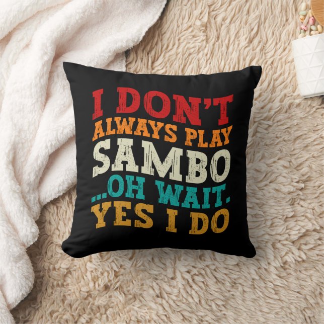Almofada Eu nem sempre toco sambo (Cobertor)