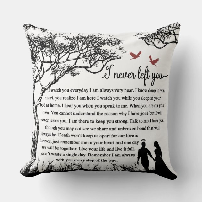 Almofada Eu Nunca Deixei Você (Frente)