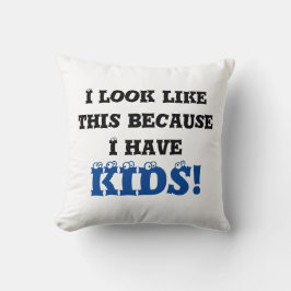 Almofada Eu Pareço Com Isso Porque Texto De Olho Preto E Az