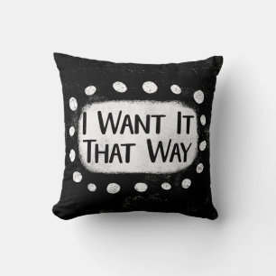 Almofada Eu Quero Isso Assim Travesseiro decorativo