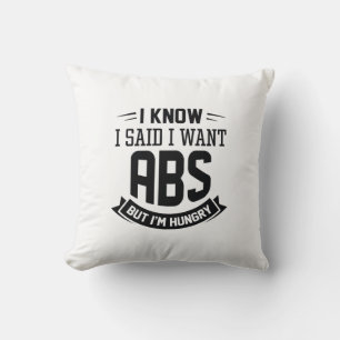 Almofada Eu Sei Que Disse Que Quero Abs
