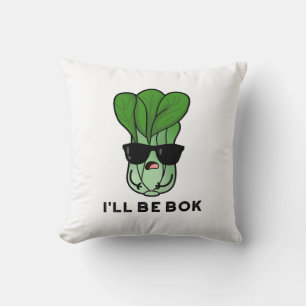 Almofada Eu serei o Bok Engraçado Veggie Filme Pun