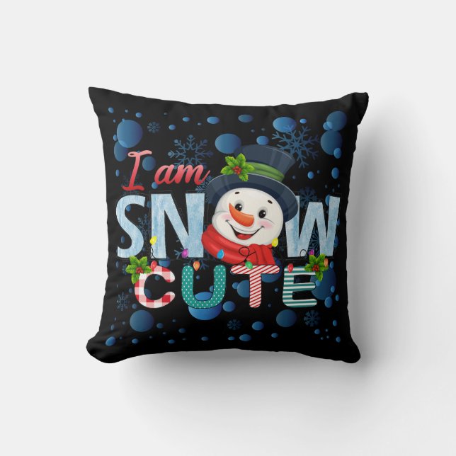 Almofada Eu Sou Bonito De Neve (Frente)