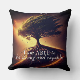 Almofada Eu sou CAPAZ - Travesseiro de Força e Paz