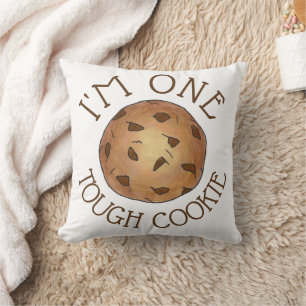 Almofada Eu sou um cookie cookie chocolate Chip Baker Foodi