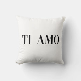 Almofada Eu te amo grafia língua italiana
