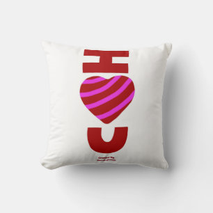 Almofada Eu Te Amo Travesseiro decorativo Quadrado