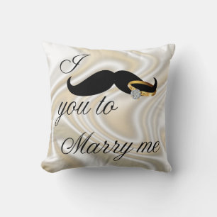 Almofada Eu te dou um bigode para me Casado