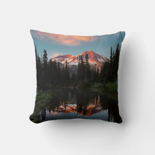 Almofada EUA, Estado de Washington. Mt. Rainier Refletido