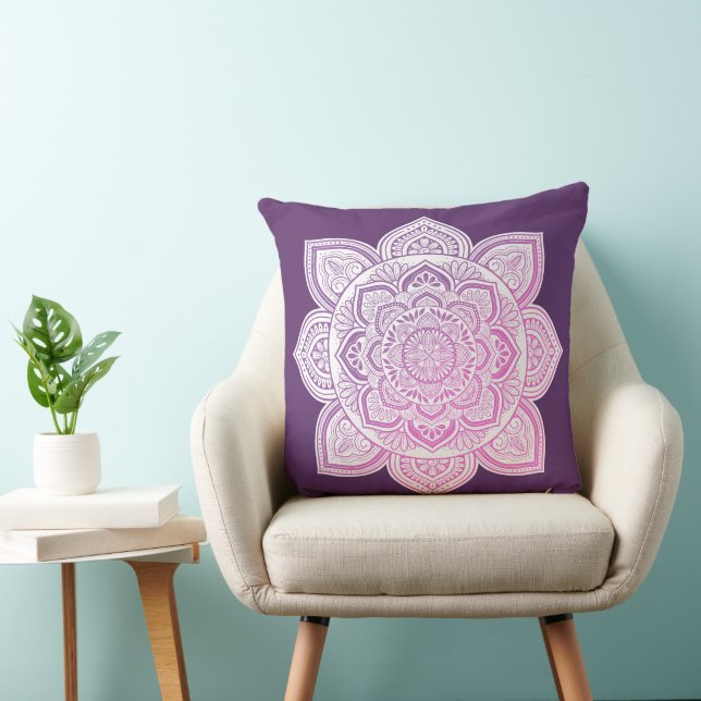 Almofada Everbloom Mandala Throw Pillow (Cadeira)