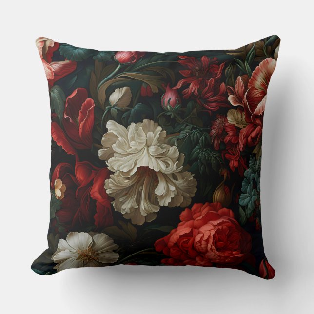 Almofada Everglow Noel Florals Botânico (Frente)