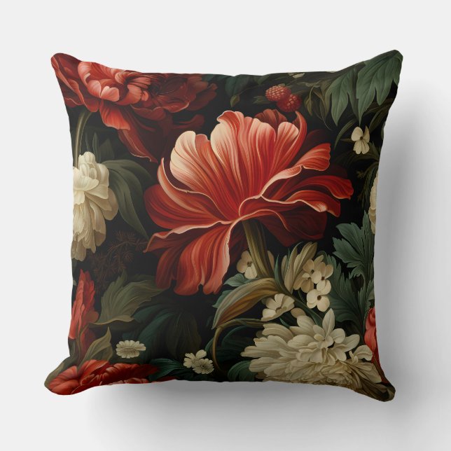 Almofada Everglow Noel Florals Botânico (Frente)