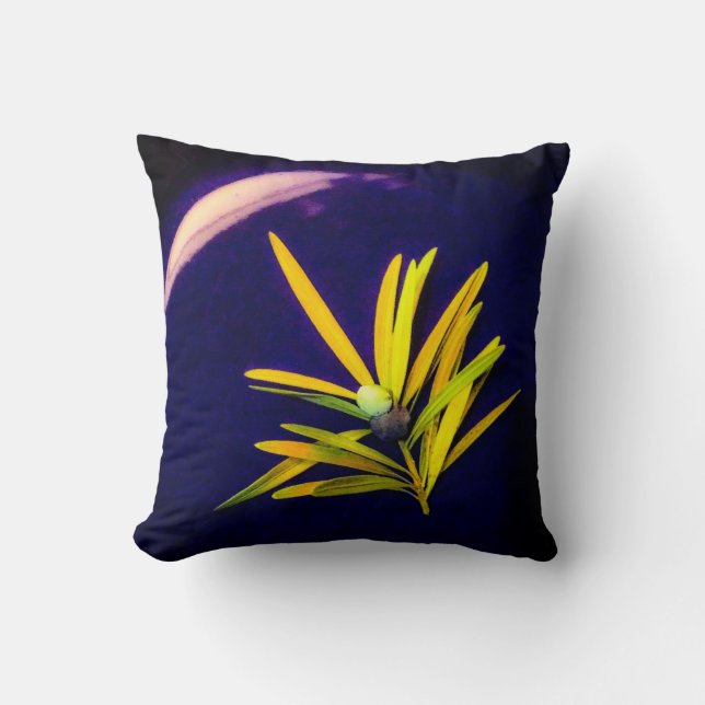 Almofada Evergreen no Travesseiro decorativo Azul (Frente)