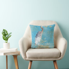 Almofada Excelente Blue Heron Art