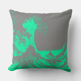 Almofada Excelente Wave Seafoam Green & Travesseiro