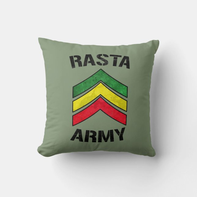 Almofada Exército de Rasta (Frente)