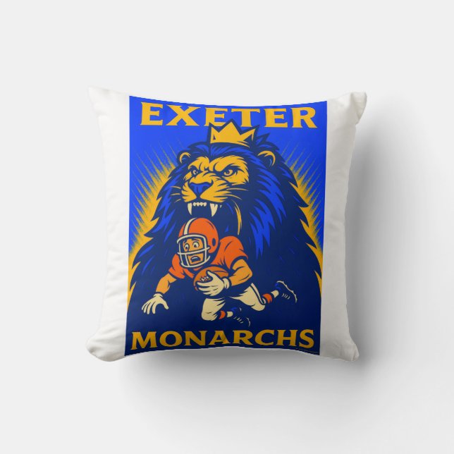 ALMOFADA EXETER MONARCHS FOOTBALL - CALIFORNIA.   (Frente)