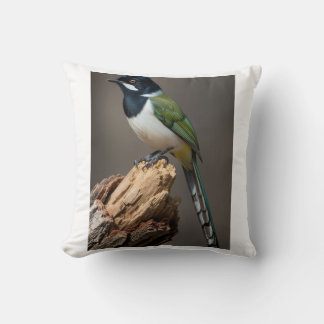 Almofada Exotic Green Jay Bird Wildlife Fleece Baby Blanket