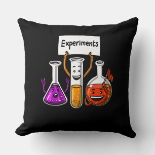 Almofada Experiências de Química Piada de Ciências Engraçad