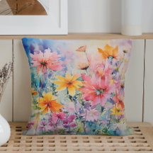 Explosão de Primavera de Abstrato de de aquarela