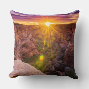 Almofada Explosão de sol no Canyon de Chelly, AZ