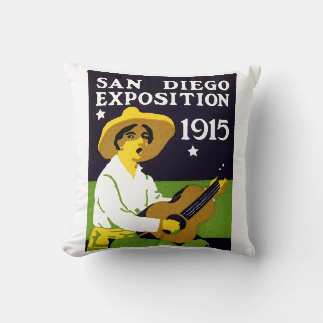 Almofada Exposição San Diego 1915 (Frente)