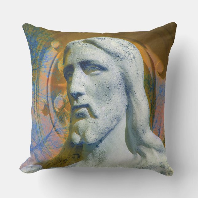 Almofada Exterior Jumbo Árvores Roxas (Frente)