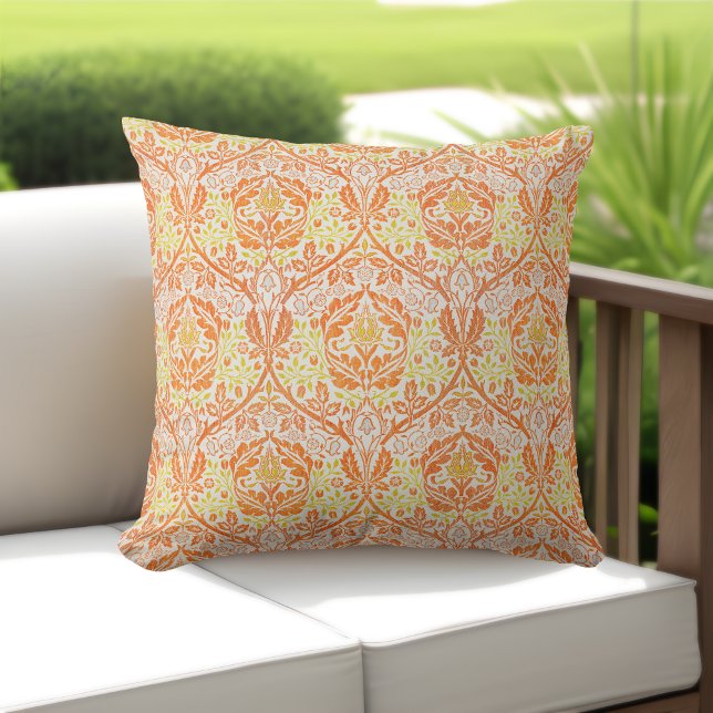 Almofada Exterior Vintage Golden Bough de William  (Vintage Golden Bough Pillows: Timeless Elegance for Your Outdoor Haven! 🍃🌻)