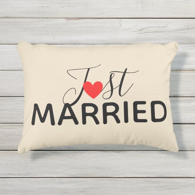 Almofada Externa Casamento Recém-Casados (Frente)