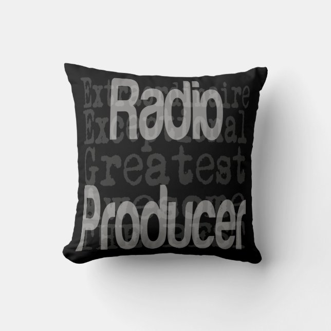Almofada Extraordinário produtor de rádio (Frente)