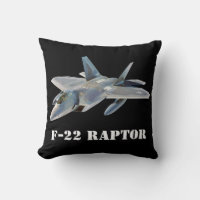 F-22 Jato de Combatente do Raptor em Preto