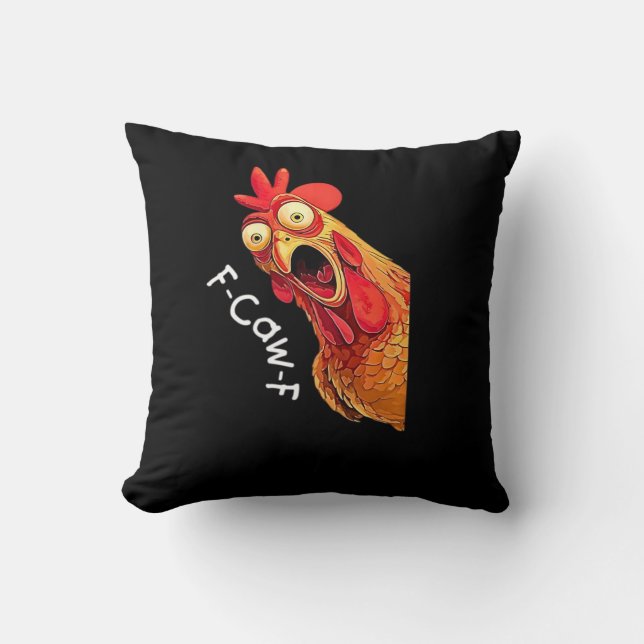 Almofada F-Caw-F-Chicken Classic Vintage Graphic (Frente)