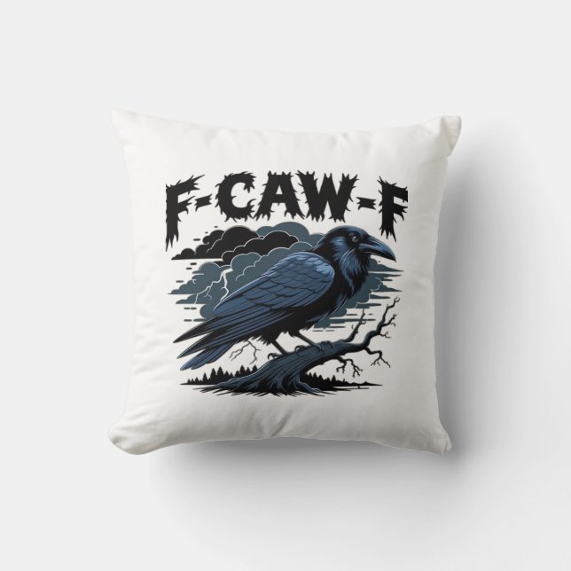 Almofada F-Caw-F Design Minimalista Limpo (Frente)