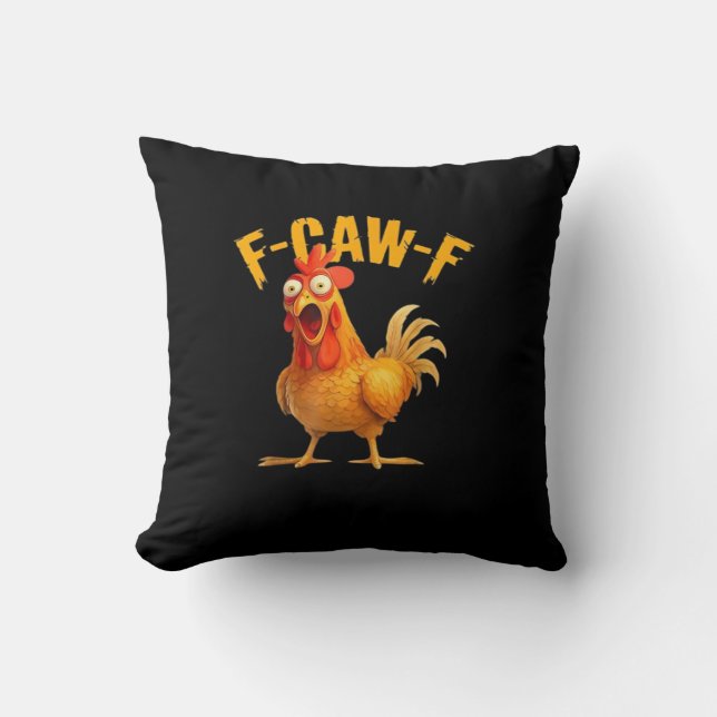 Almofada F-Caw-F Divertido Único (Frente)