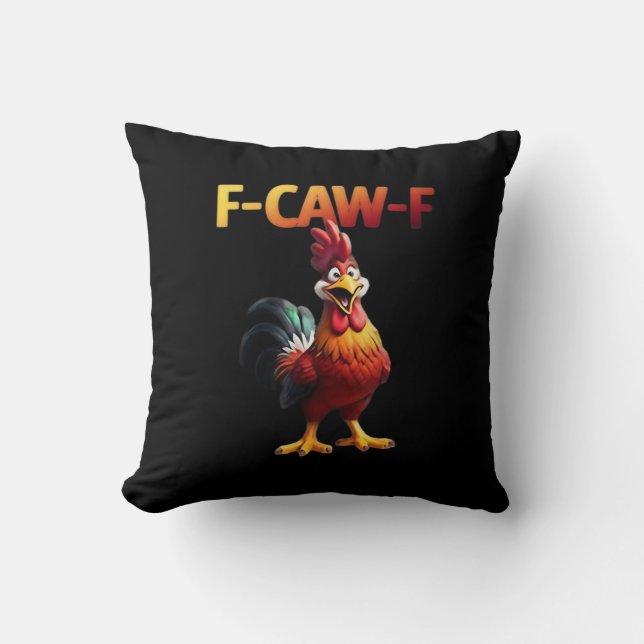 Almofada F-Caw-F Frango Clássico Criativo Casual (Frente)