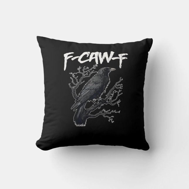 Almofada F-Caw-F Funny Crow Minimal Clean (Frente)